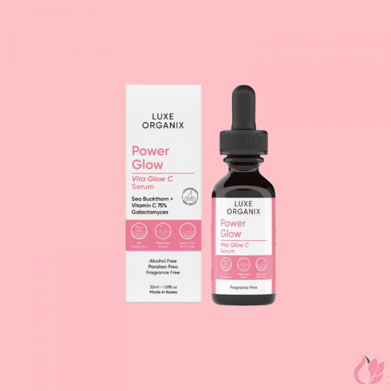 Luxe Organix Power Glow Serum Vitamin C 80 Lifestyle in Cloud UAE