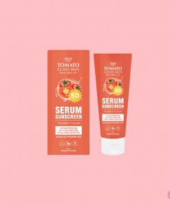 Fresh SkinLab Tomato Glass Skin Serum Sunscreen 50 mLSkin Secret Glow Tone Up Cream with SPF 30 Wild Body Wash 300ML
