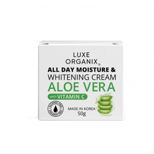 Luxe Organix Aloe Vera All Day Moisture and Whitening Cream with Vitamin C 97% 50g