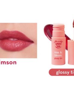 HAPPY SKIN Kiss & Bloom Glossy Tint In Crimson 6 ml