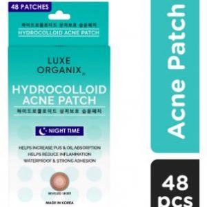 LUXE ORGANIX Hydrocolloid Acne Patch Night Time