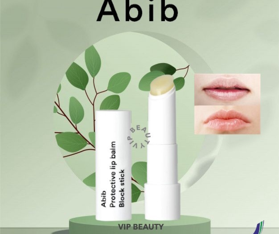 Abib Protective Lip Balm Block Stick 3.3g Lifestyle in Cloud