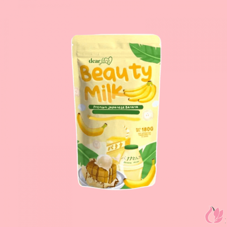 Dear Face Beauty Milk Banana Collagen Drink Lifestyle in Cloud UAE