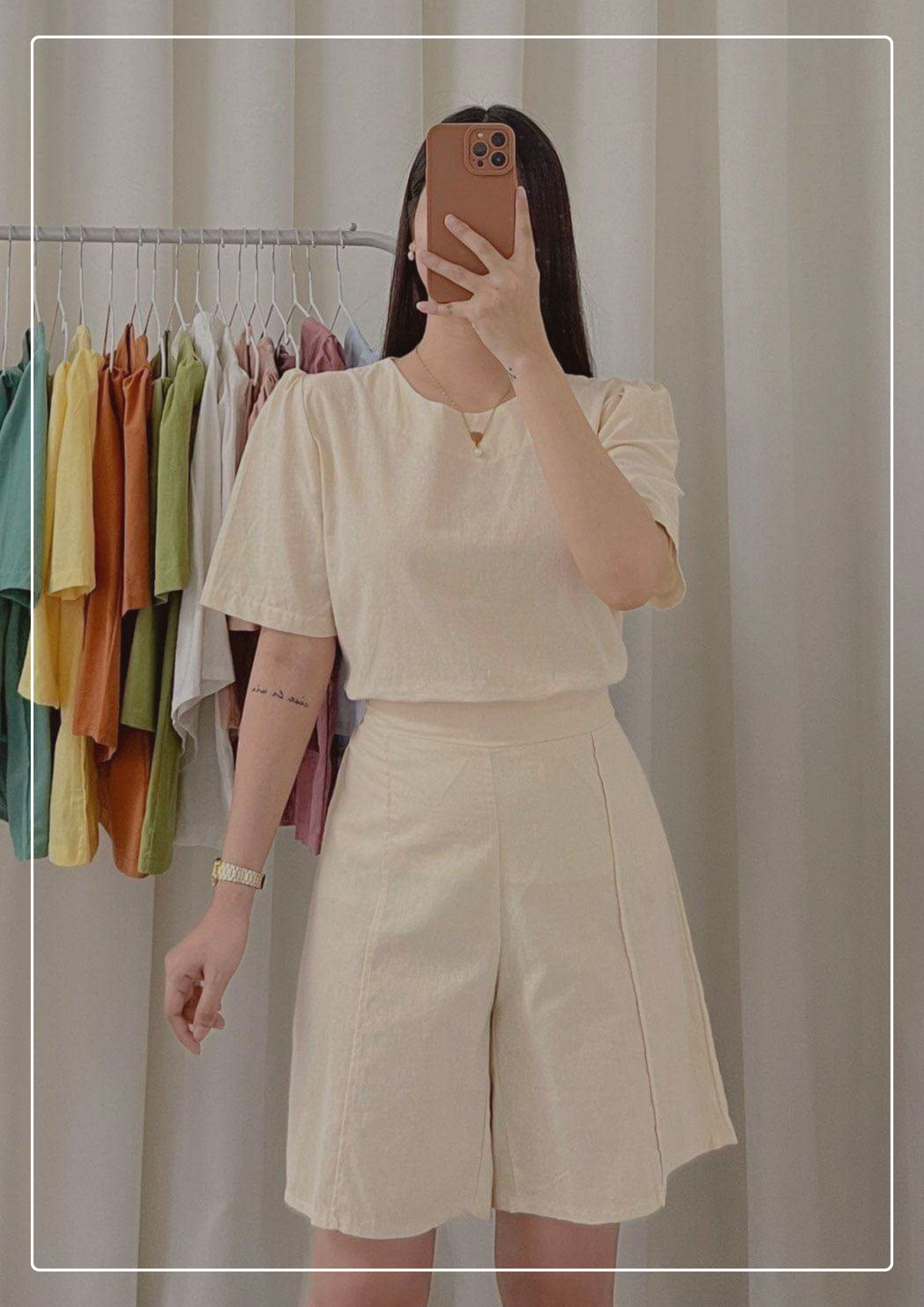 Puff Sleeves-Shorts - Lifestyle In Cloud UAE